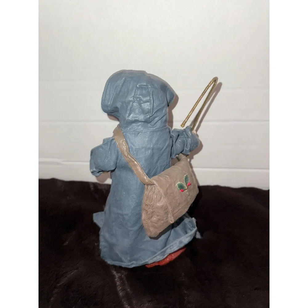 Paper Mache Nativity Shepard , Ceramic Face And Hands‎